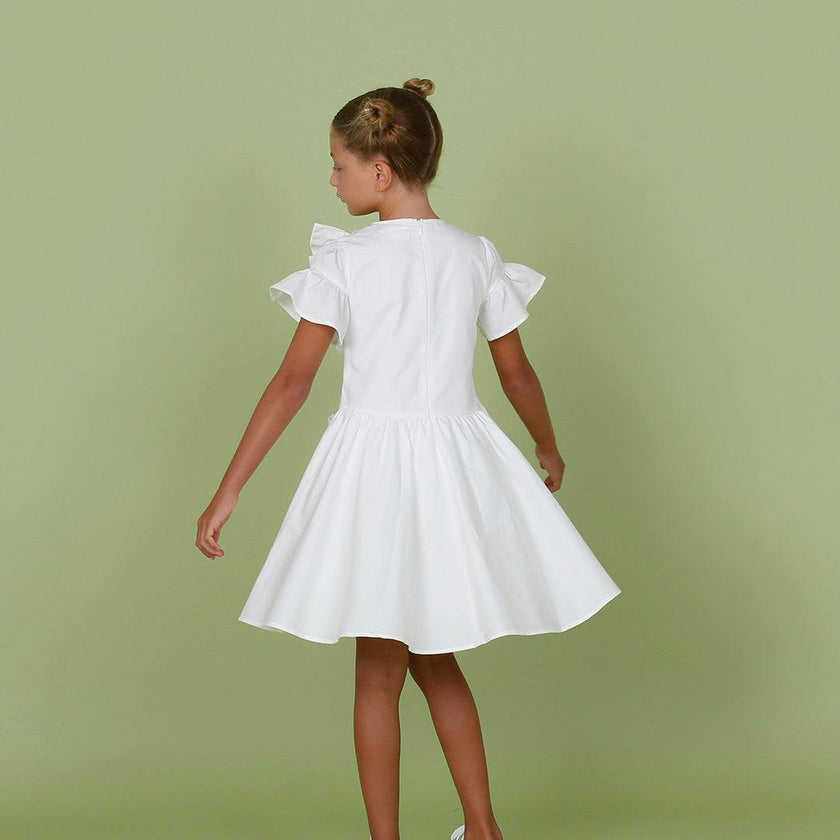 Cora dress, White
