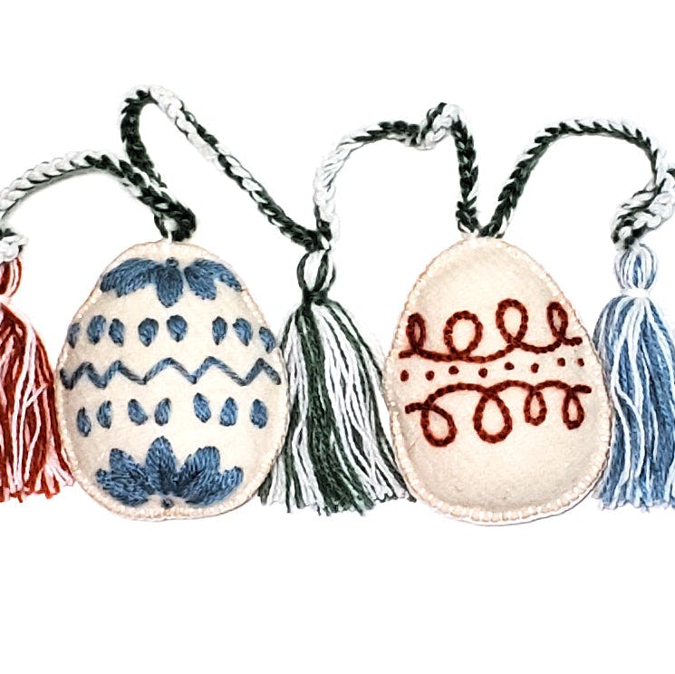 Easter Egg Garland, Pastel