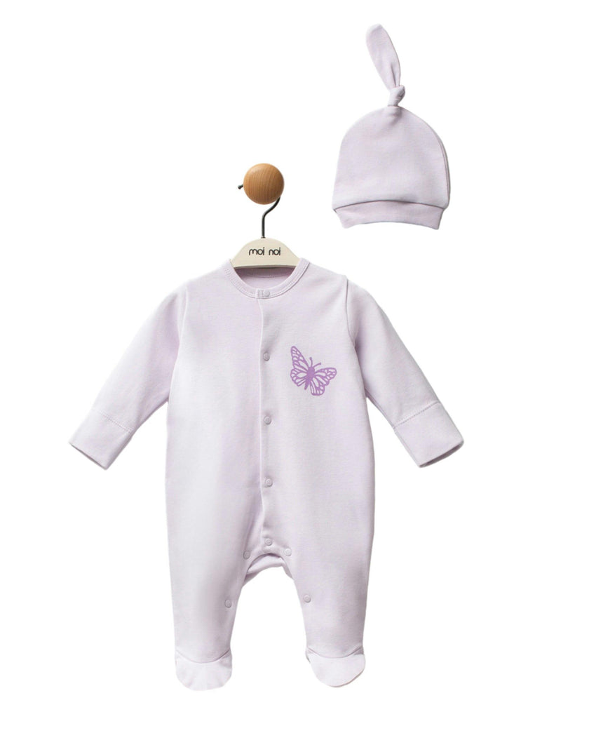 Lilac Purple Butterfly Set