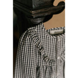 Indigo Gingham Dress, Blue