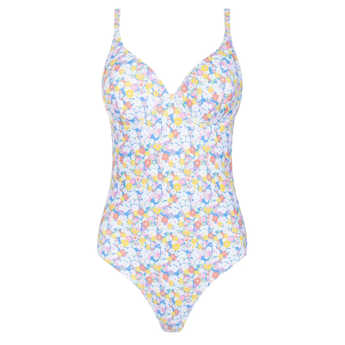 women's jasmine blossom v-neck one piece