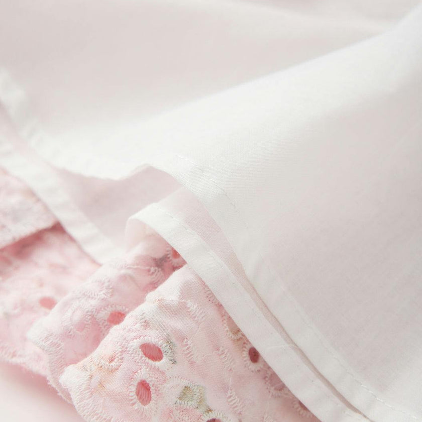 Julietta Cotton Embroidered Mini Dress