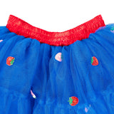 A Leading Role x Strawberry Shortcake Premium Child Berry Blue Tulle Skirt