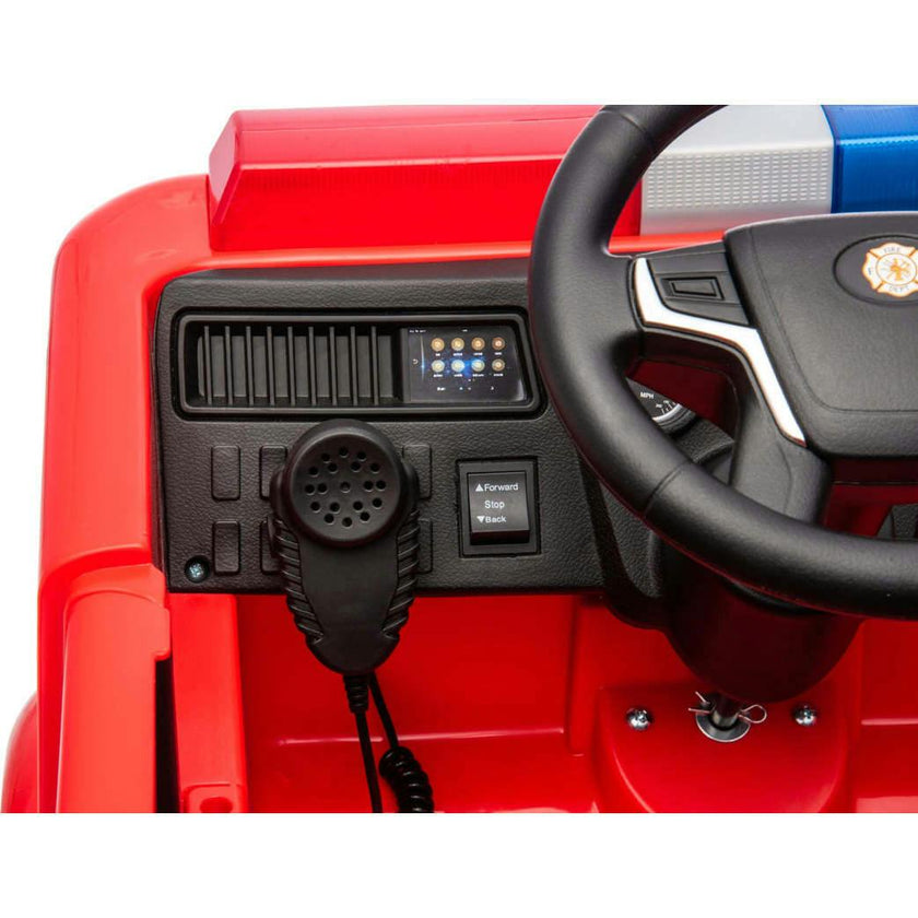 12V Freddo Fire Truck 1 Seater Ride on