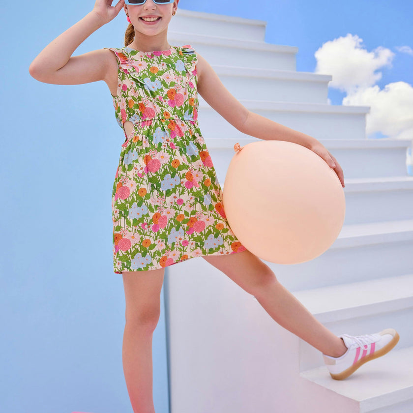 Cutout Dress - Longmeadow Floral