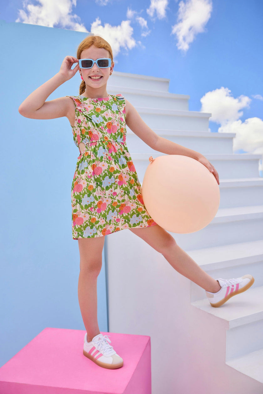 Cutout Dress - Longmeadow Floral