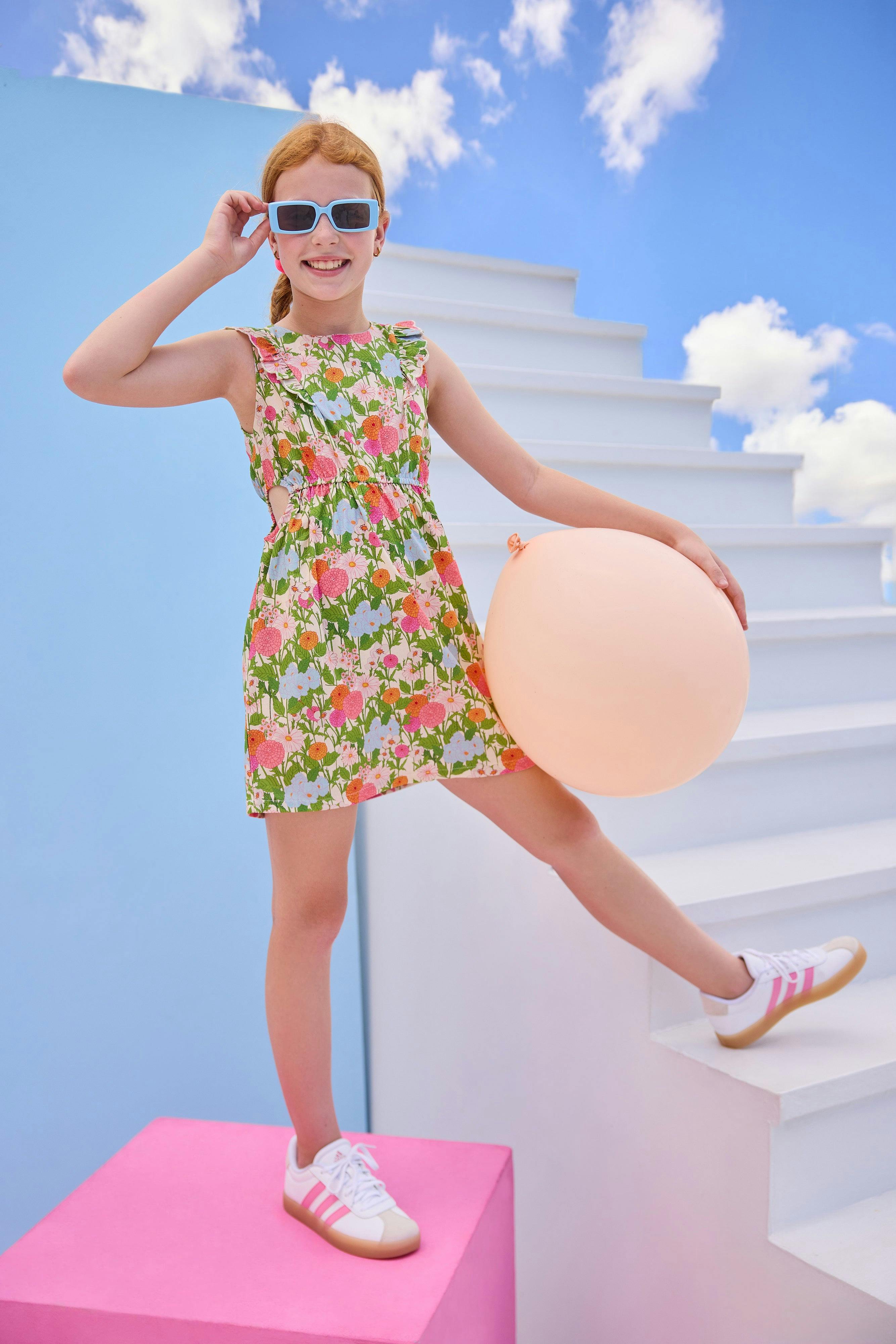 Cutout Dress - Longmeadow Floral