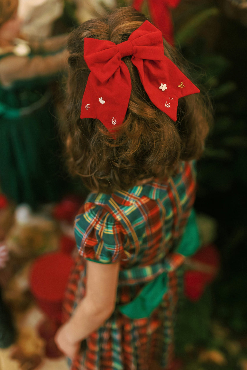 AURELIA RED HAIR BOW