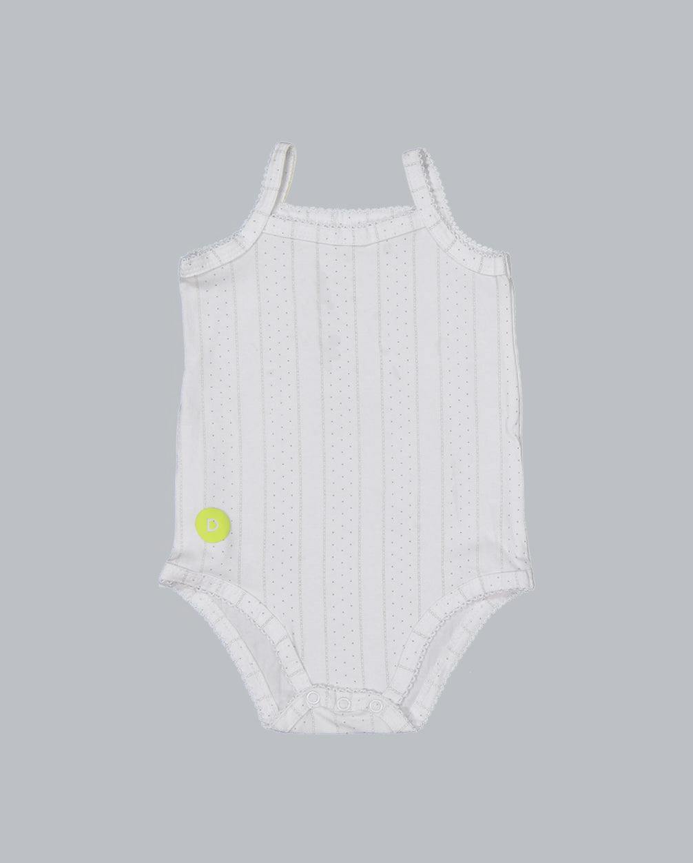 Baby Girl Sleeveless 4pc Onesie Set