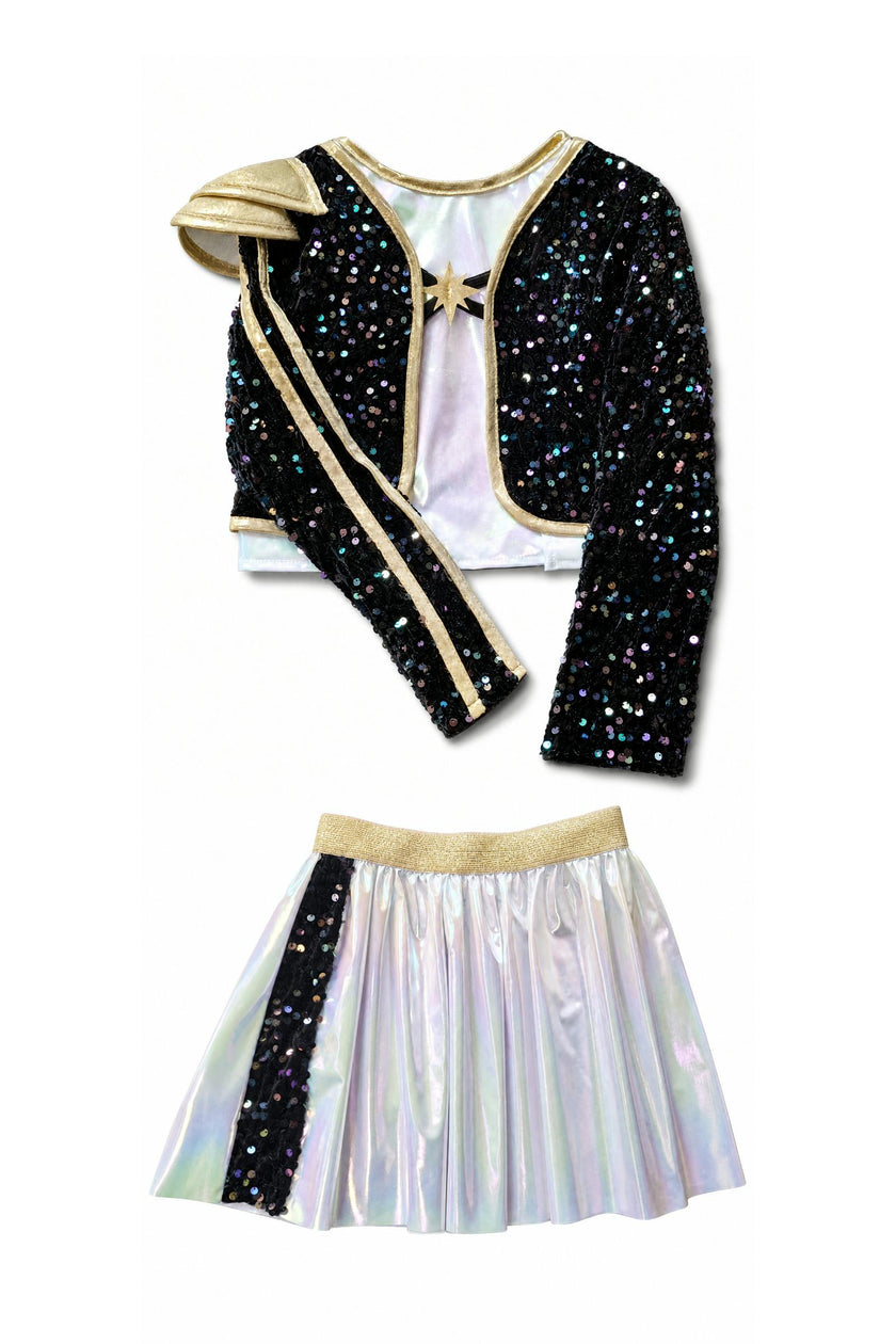 Rock Star Warrior Set with Jacket & Attached Shirt