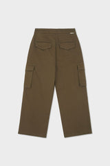 Organic Cotton Wide Leg Cargo Pant