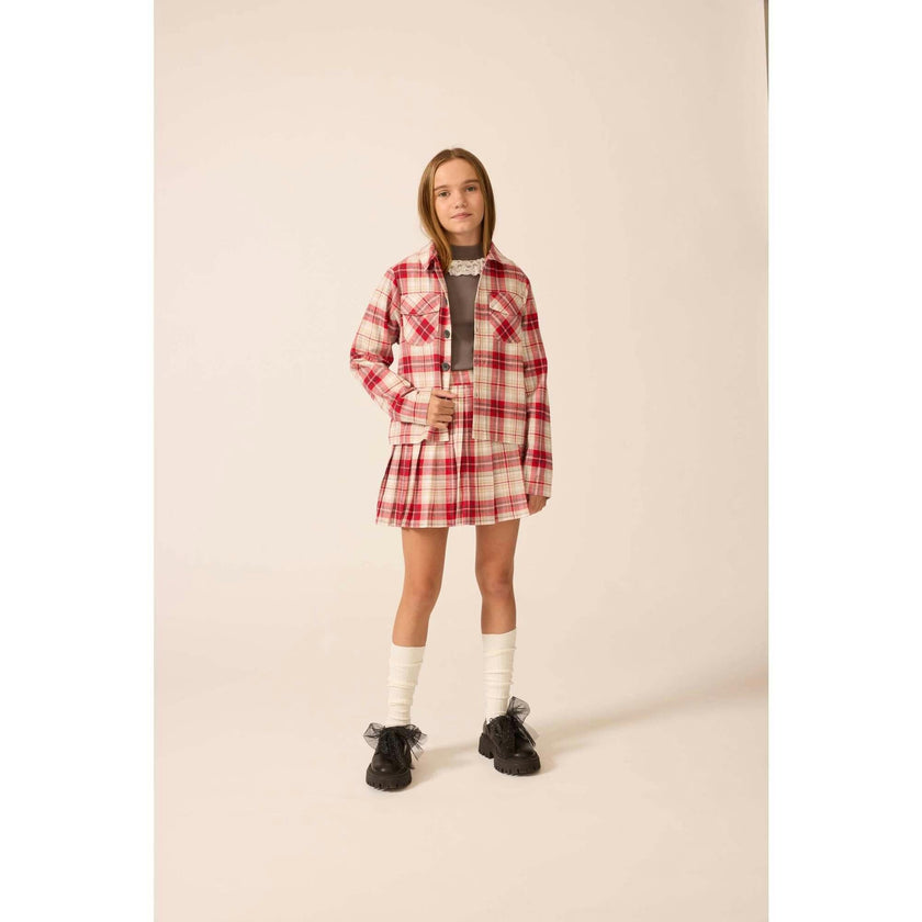 Flannel Shirt in Jazzberry Plaid