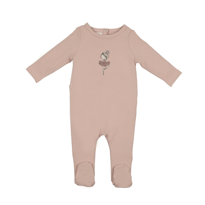 Ballerina Printed Footie