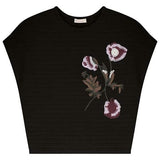 Floral Embroidered Sweater Vest