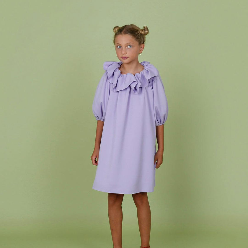 Sara dress (ash pink)