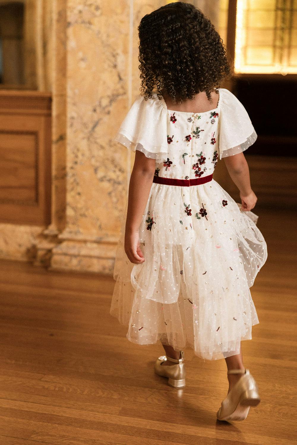 Mini Bellagio Dress in Ivory