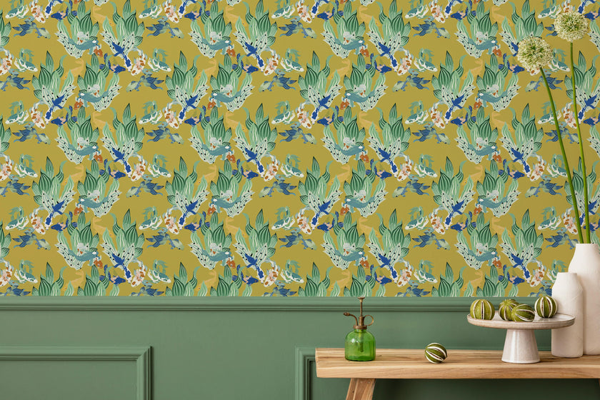 Wallpaper NAÏADES color Or