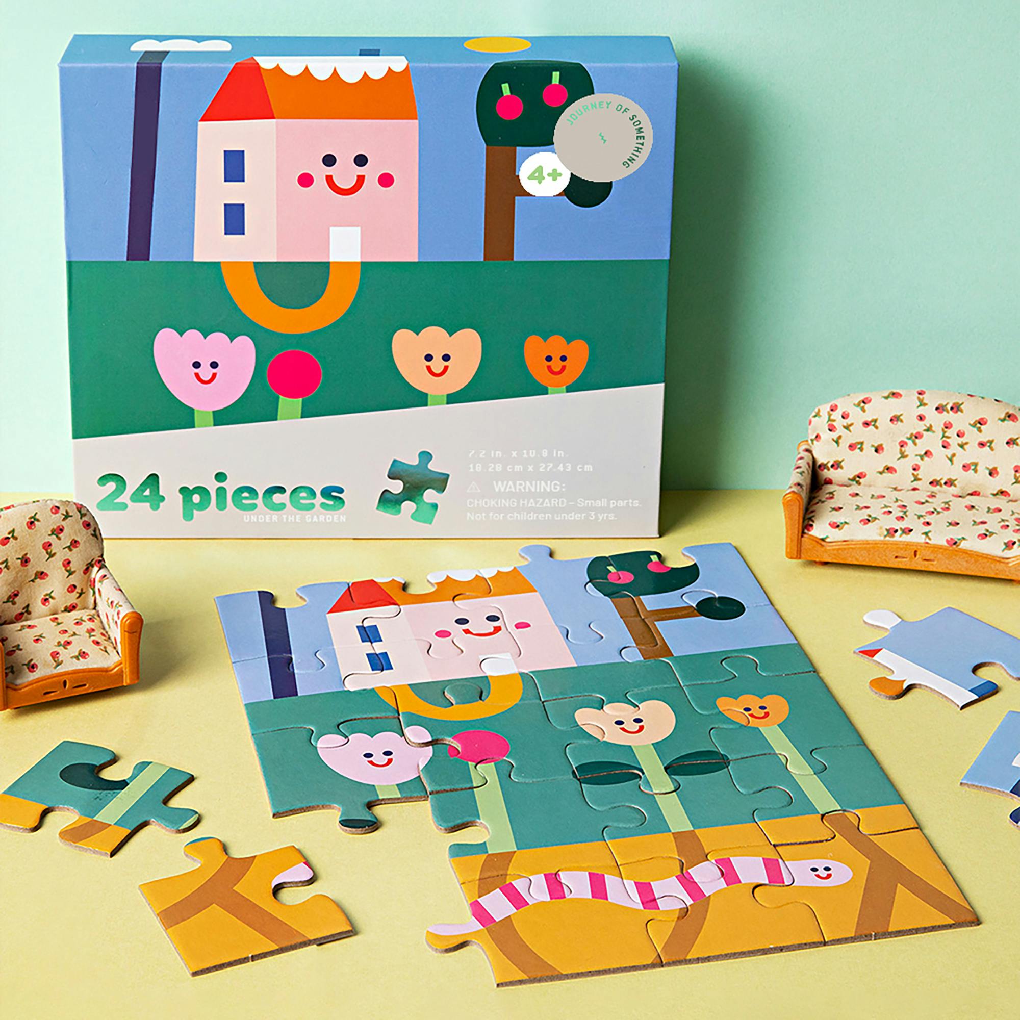 JOS: 24 Piece Puzzle - Under The Garden