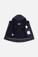 Two Piece Play Snowsuit Navy Blue With Brown Pants