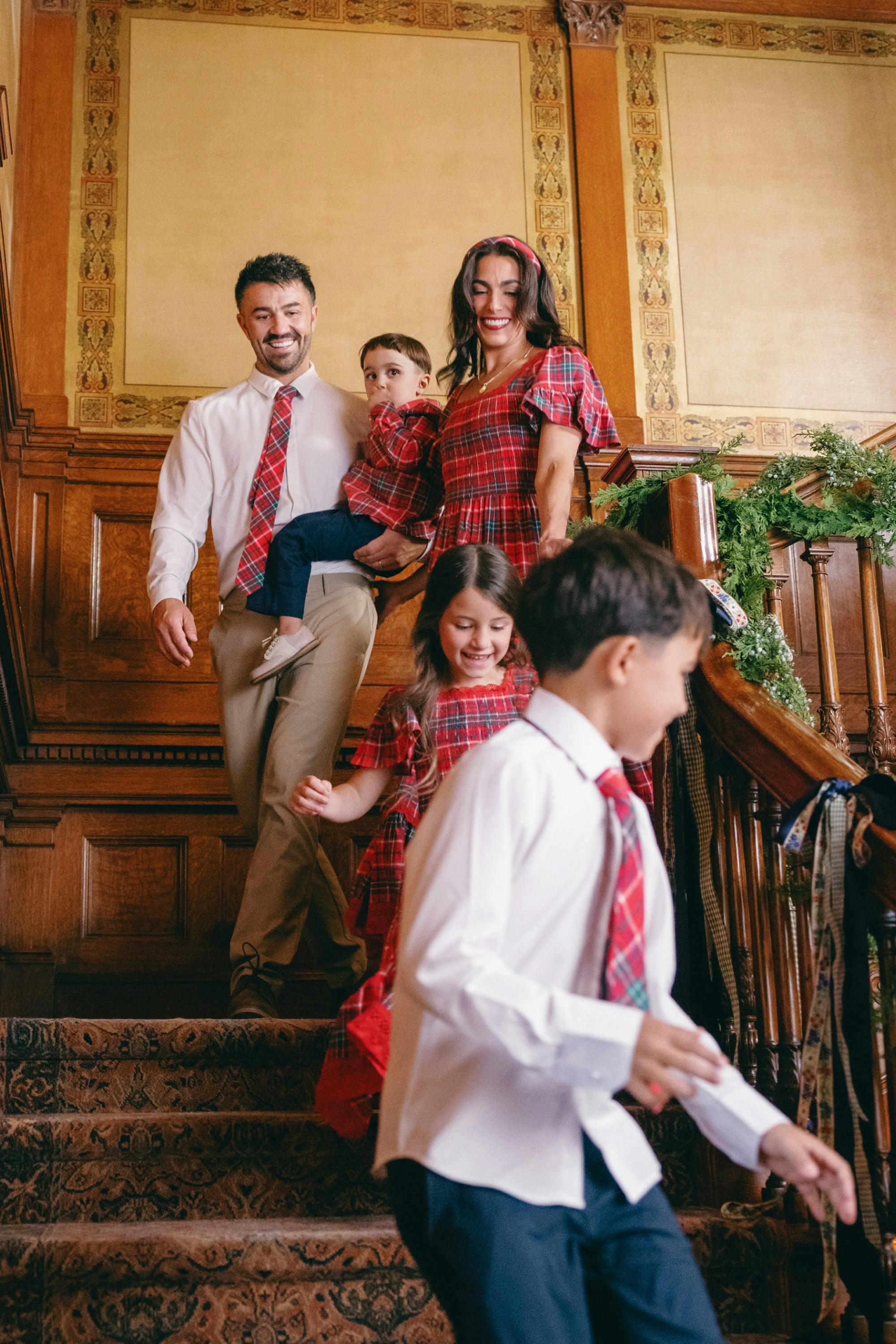 Rosario Dress in Christmas Cheer Plaid