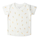 Organic Tee & Shorts Set - Ice Cream