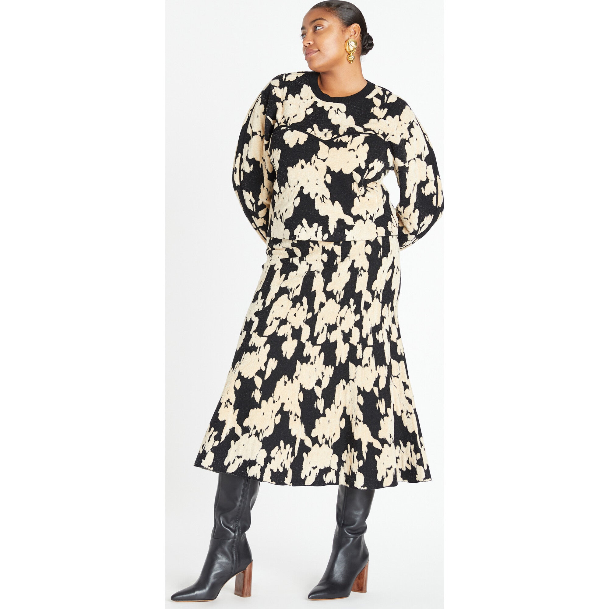 Women's Ripley Knit Skirt, Multi