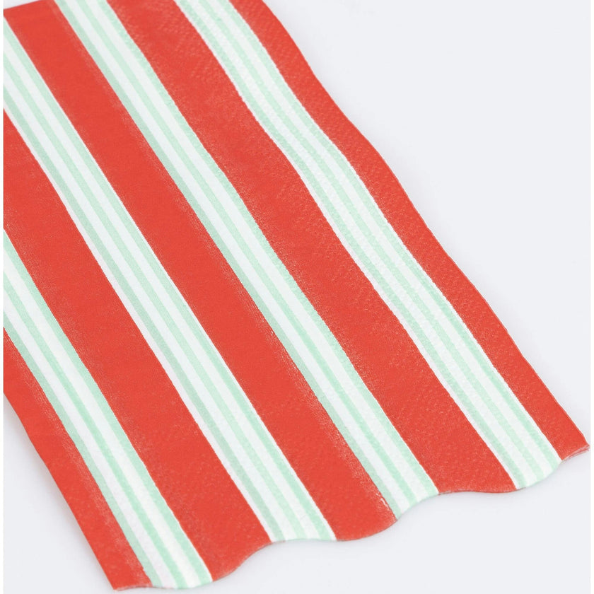 Festive Stripe Guest Towels