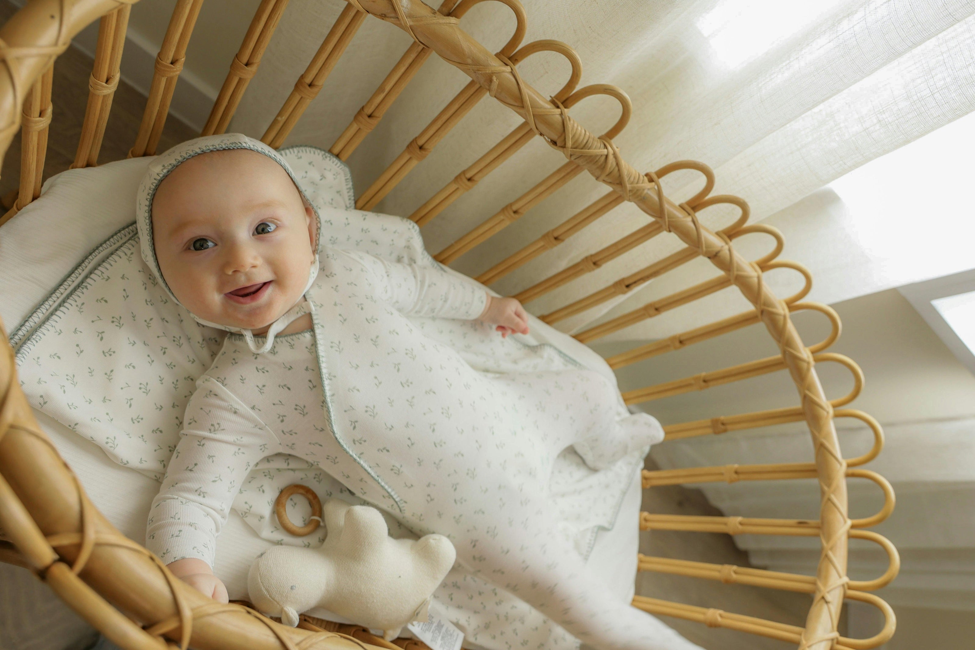 Cherry Onesie with Bonnet