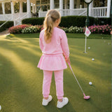 Pink Golf Signature Crew Sweatshirt