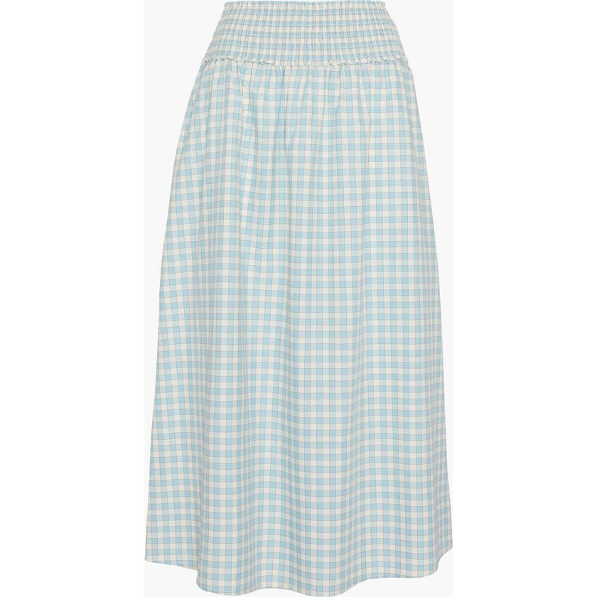 The Delphine Nap Skirt - Blue/Red Gingham