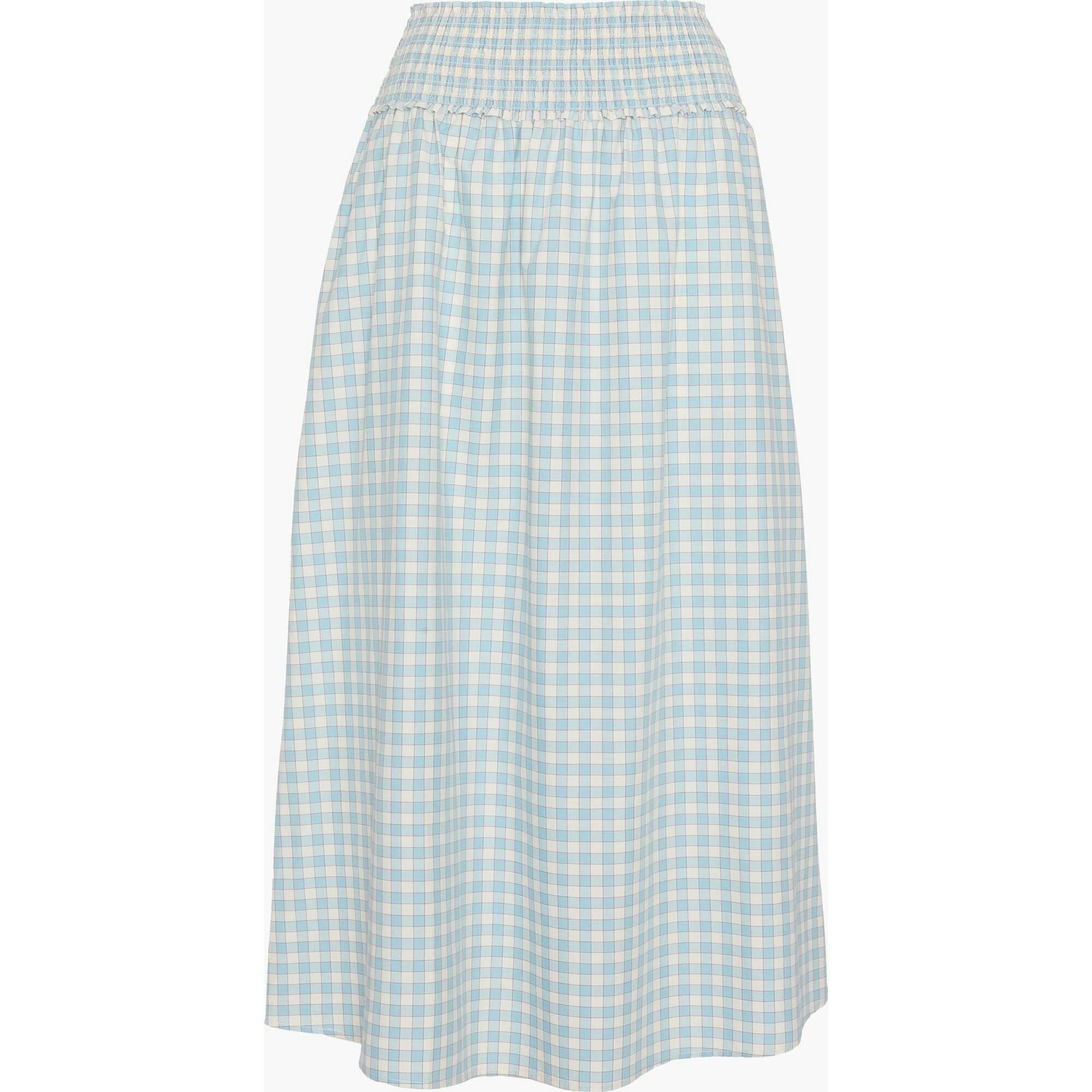 The Delphine Nap Skirt - Blue/Red Gingham