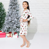 The Elf On The Shelf Bamboo Girls' Long Sleeve Dress
