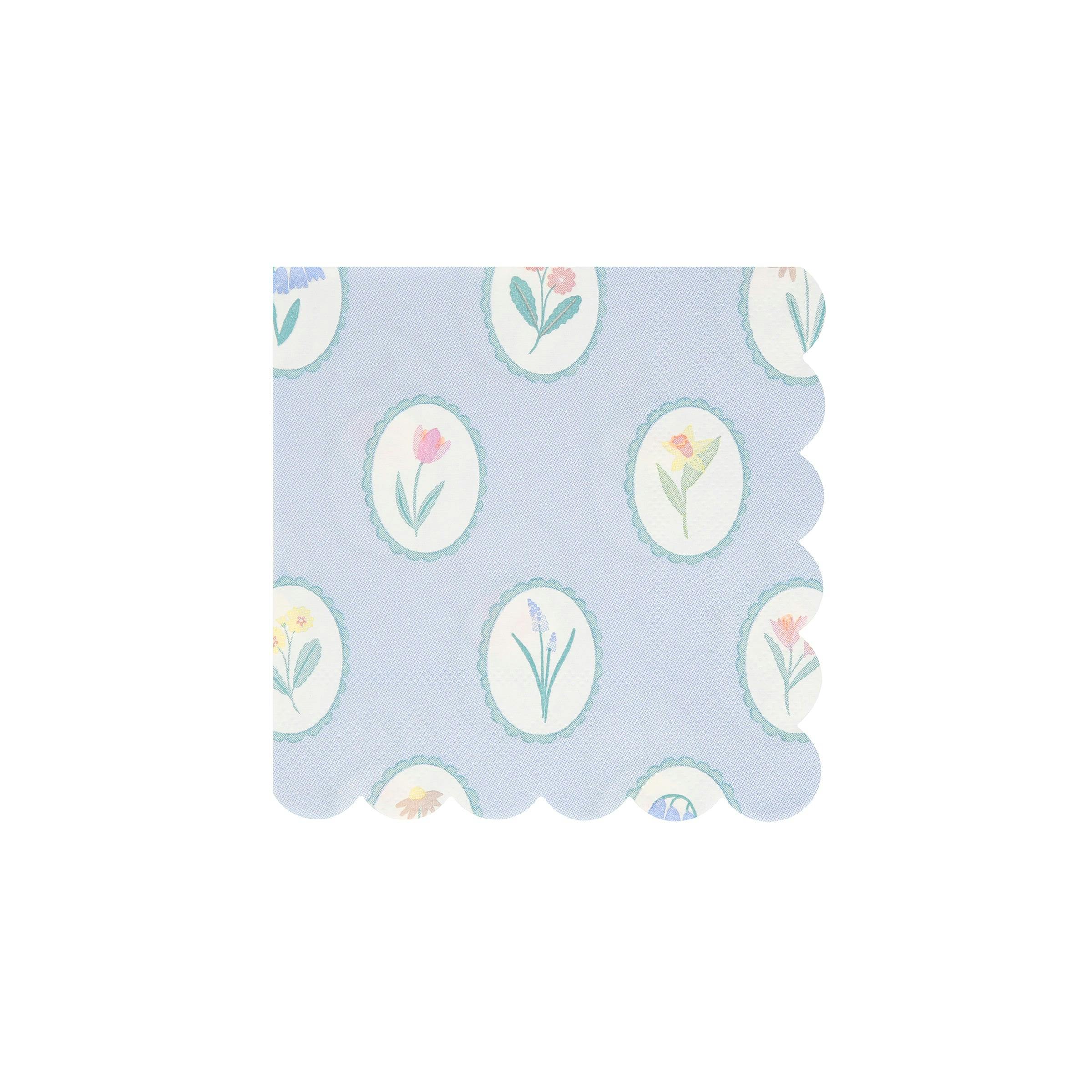 Bloomsbury Floral Pattern Small Napkins