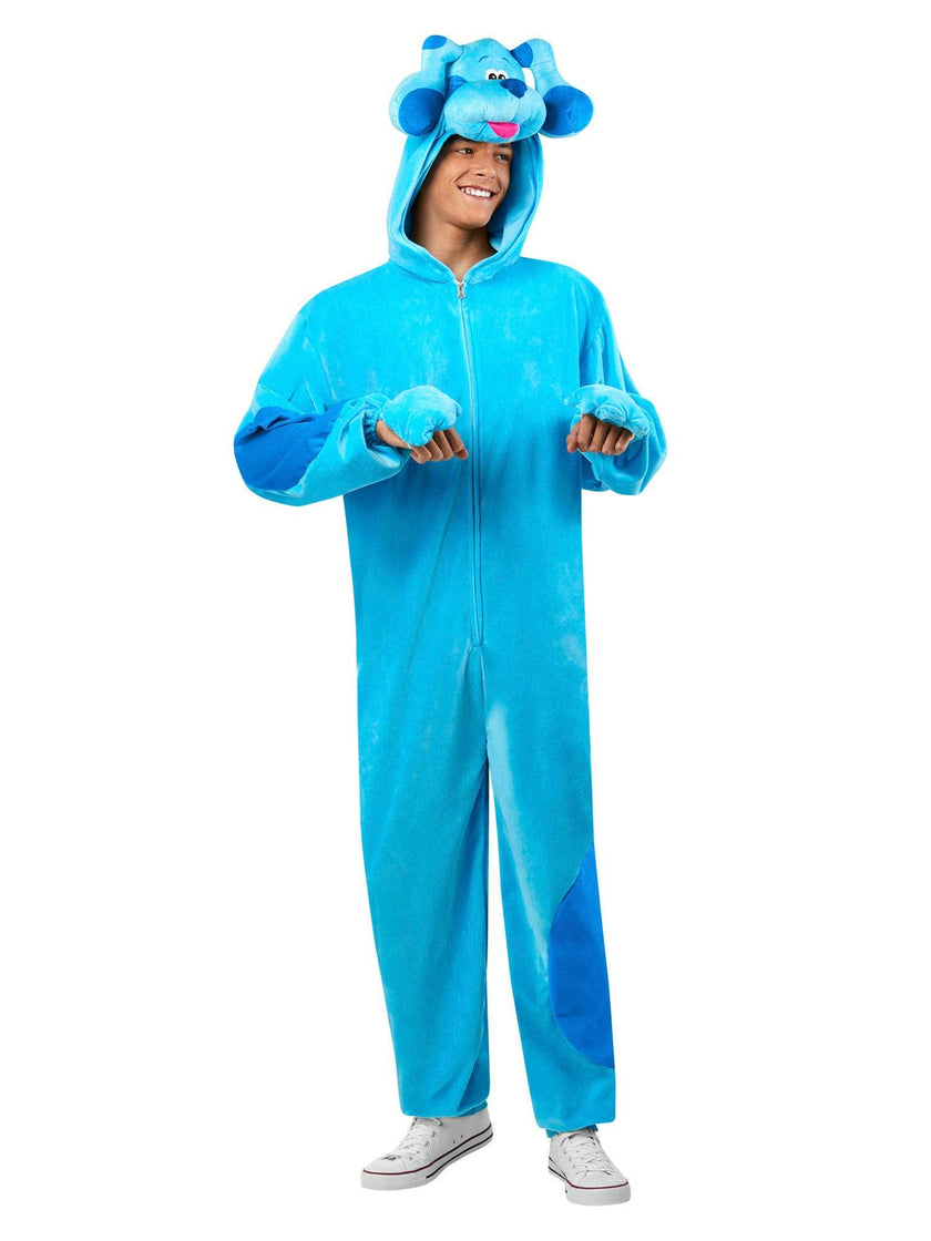 Adult Blue's Clues Blue Zipsters Costume