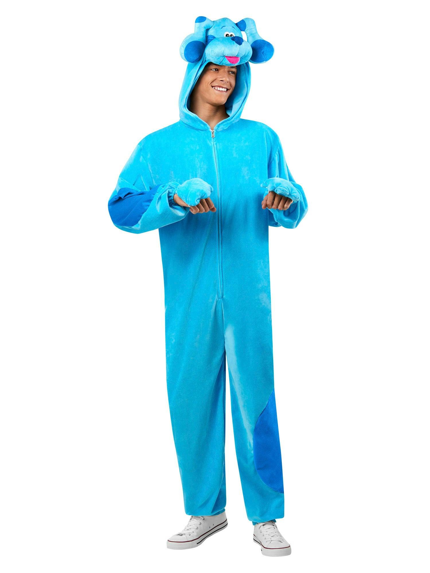 Adult Blue's Clues Blue Zipsters Costume