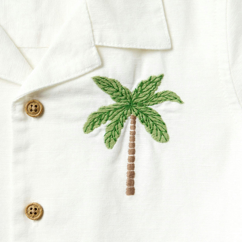 The Embroidered Cabana Shirt, Multi