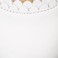Aria Ballet Flat | White Leather