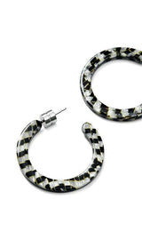 Mini Hoops in Perle Noir