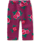 Teddy Fleece Baby Pants, Purple