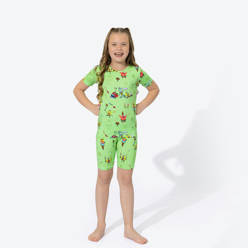 SpongeBob SquarePants: Foodie Bamboo Kids Pajama Short Set