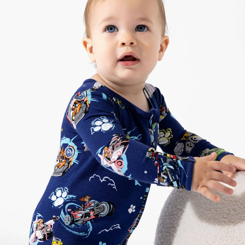 PAW Patrol: The Mighty Movie - Mighty Vehicles Bamboo Convertible Footie