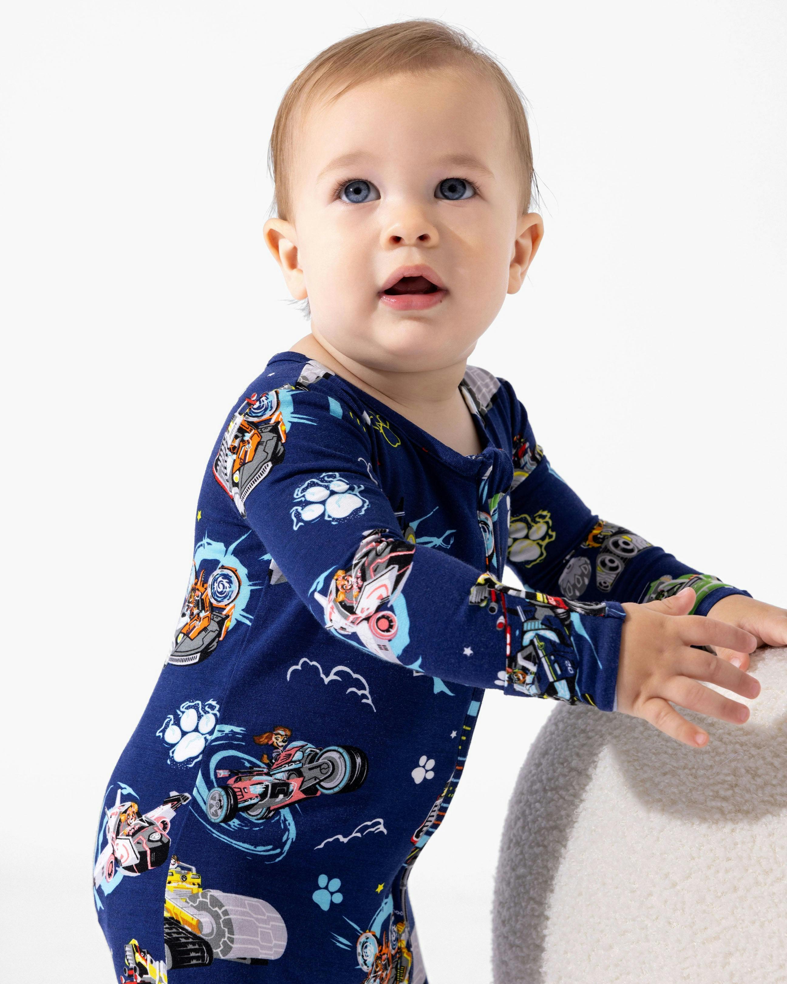 PAW Patrol: The Mighty Movie - Mighty Vehicles Bamboo Convertible Footie