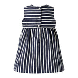 Stripe Bow Dress & Bloomers