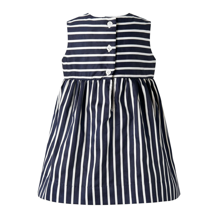 Stripe Bow Dress & Bloomers