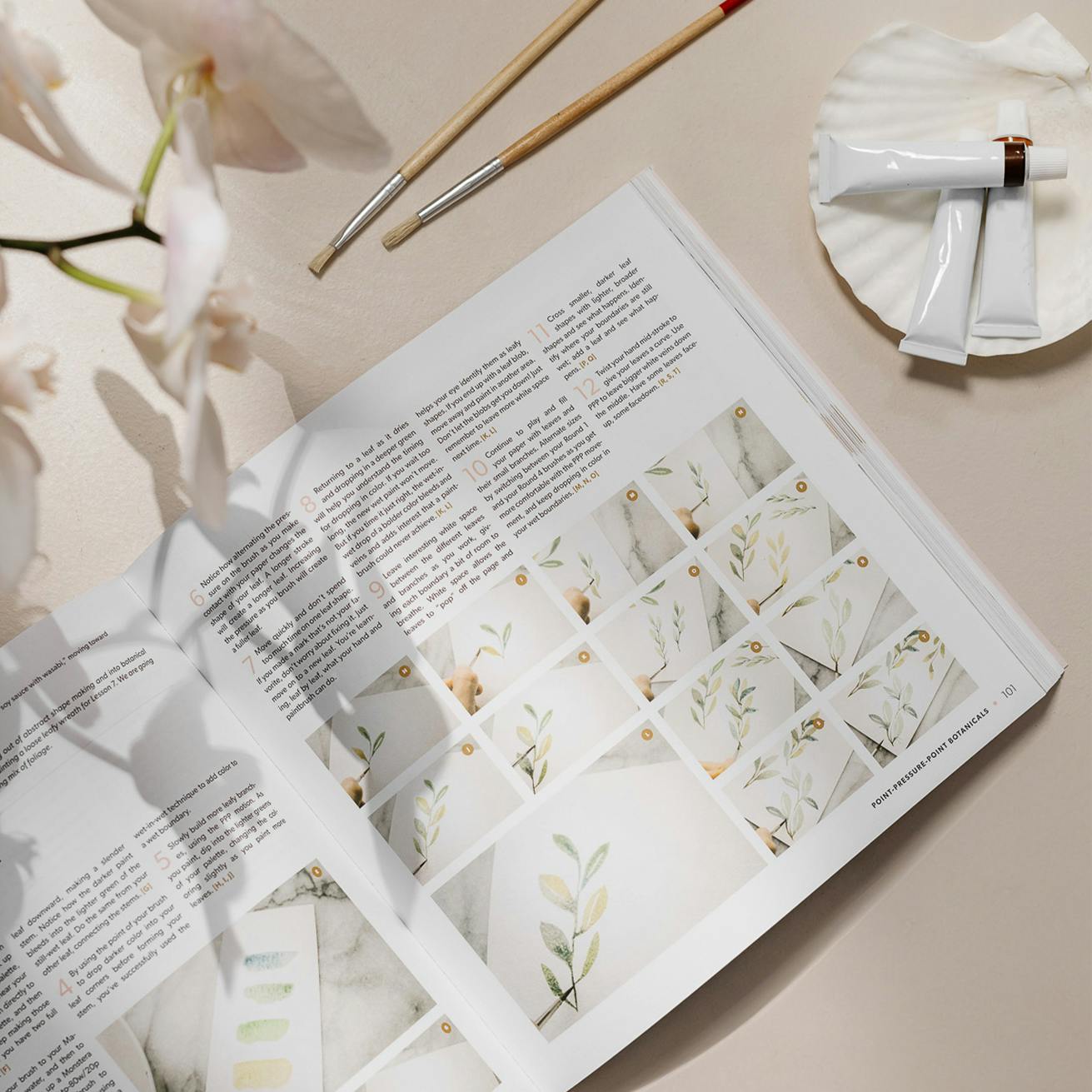 Modern Watercolor Botanicals