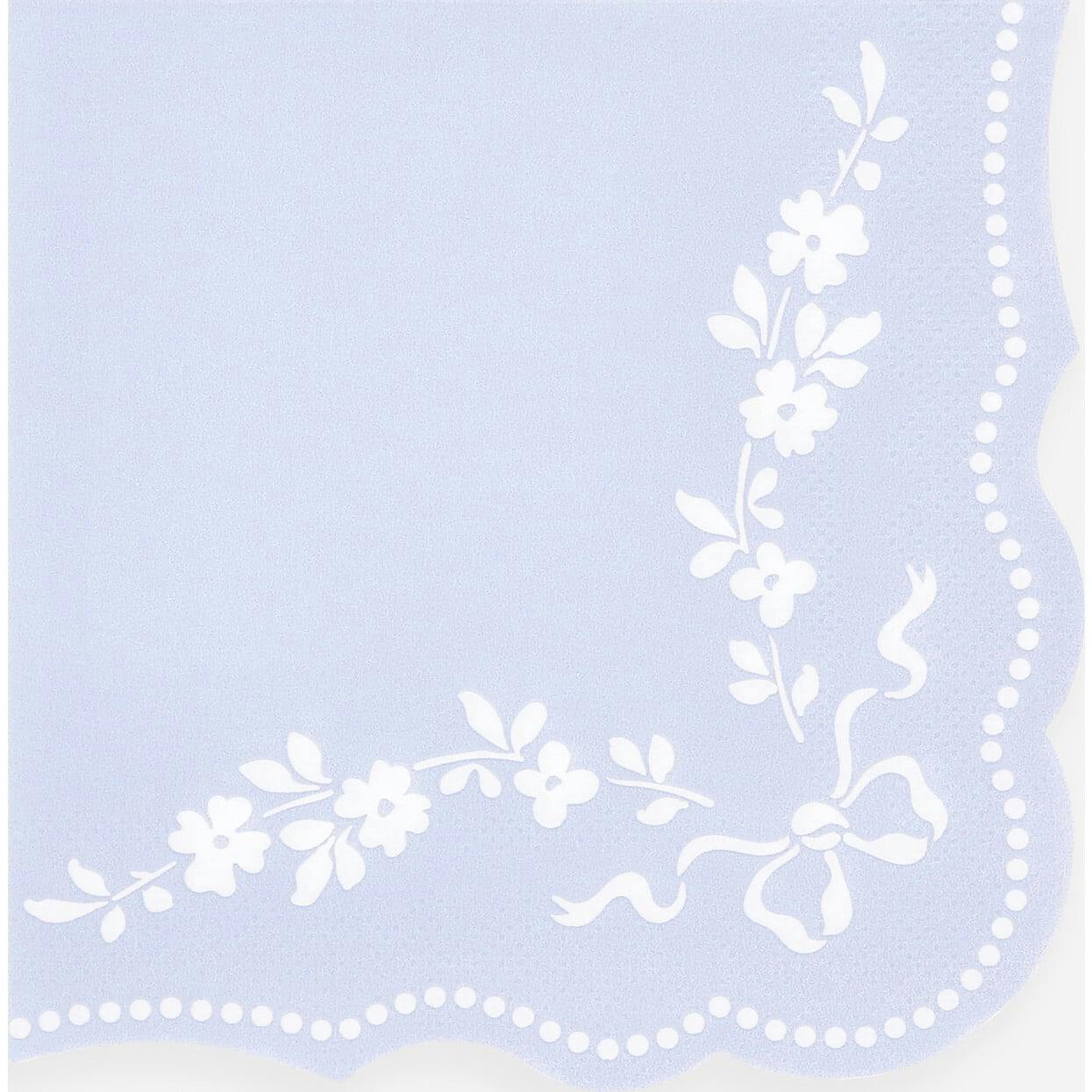 Rococo Blue Small Napkins