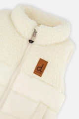 Sleeveless Mid-Season Vest Off-White