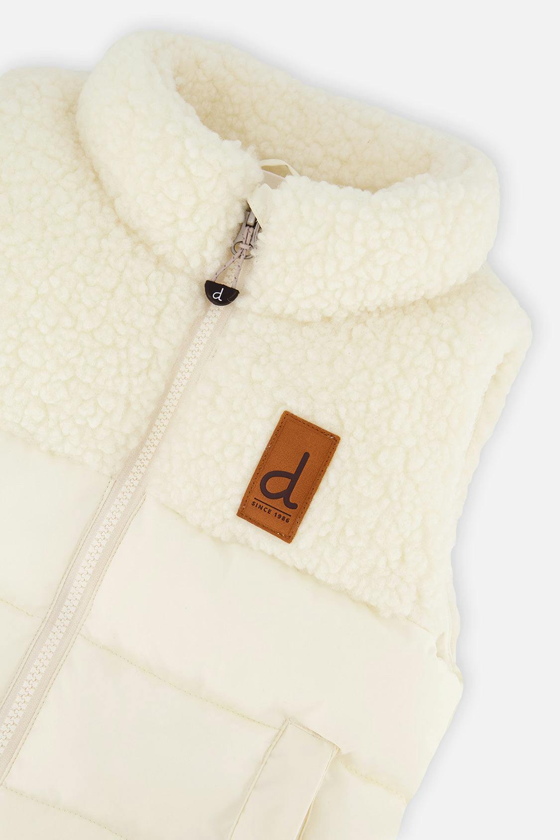 Sleeveless Mid-Season Vest Off-White