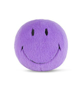 Plush Smiley Fuzzy Bright Purple 5"