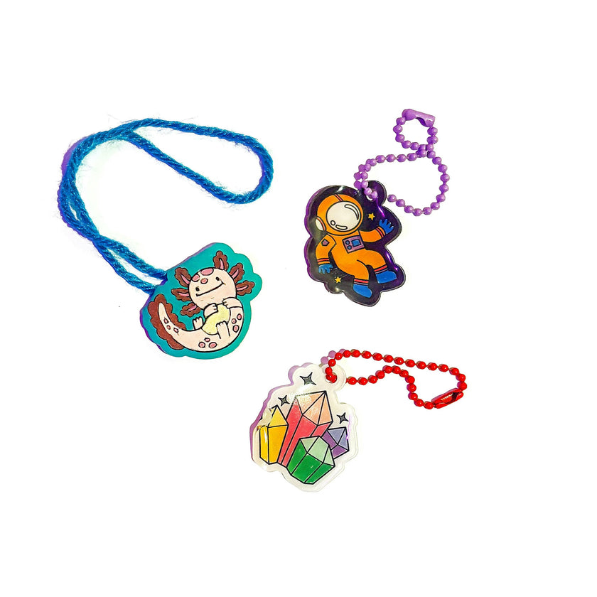 Shrink-Its! DIY Shrink Art Kit - Glow Buddies - 20 Charms